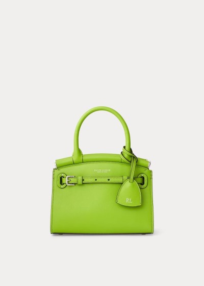 Bolsos De Mano Ralph Lauren Mujer Verdes - Calfskin Mini RL50 - ETQJL8250